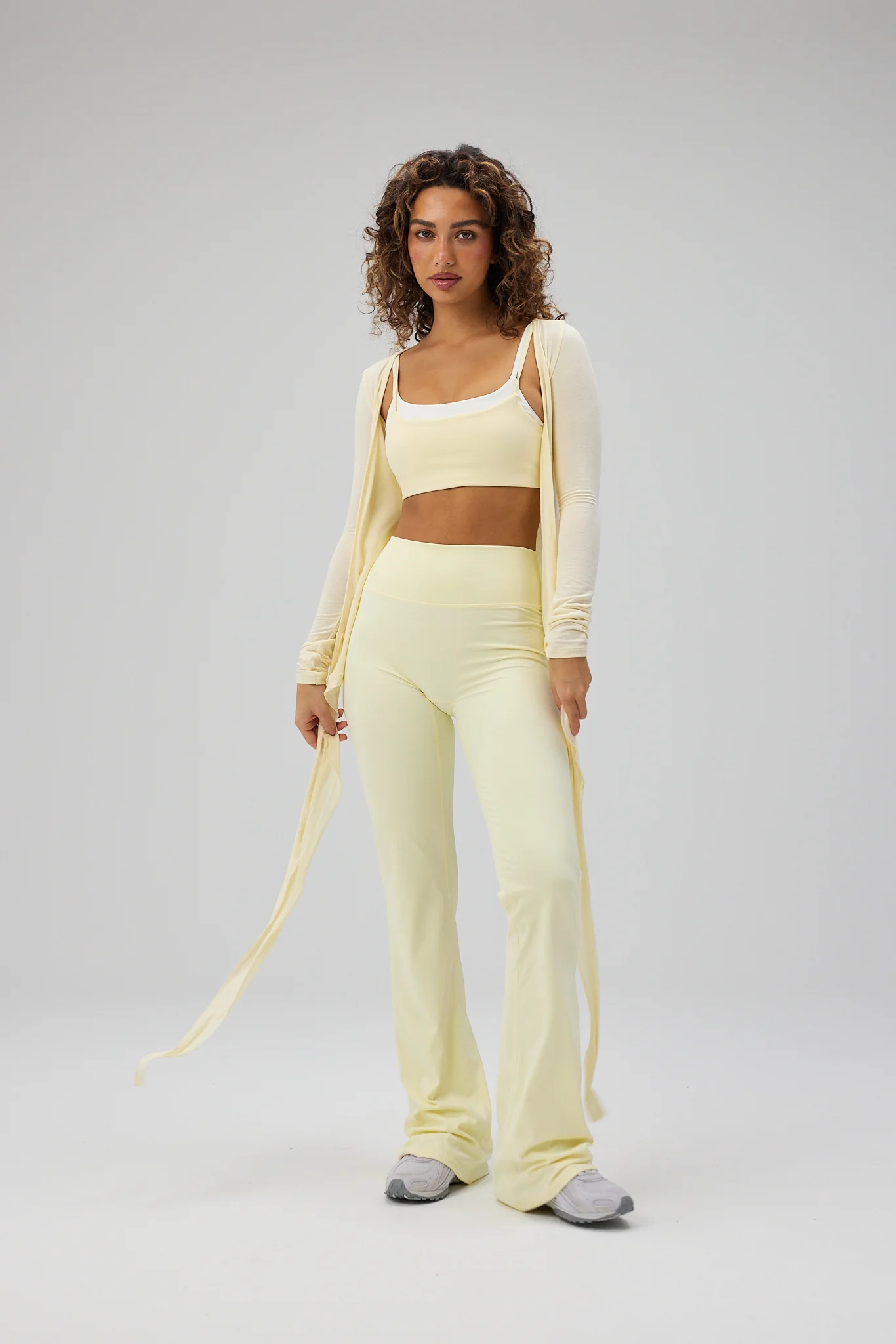 Ballet Wrap Blouse - Lemon - Image 9