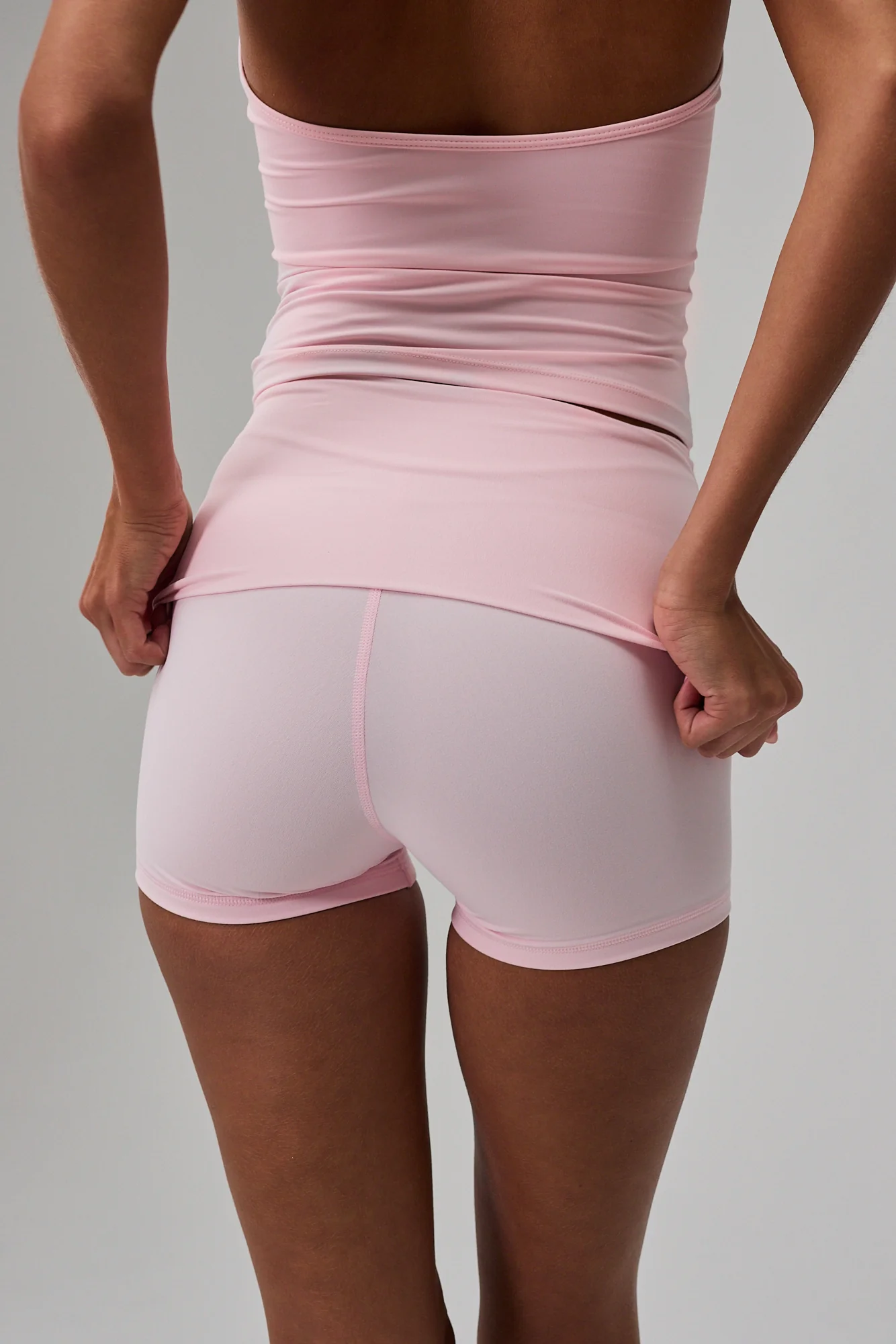 Neaty Halter Tank Top - Soft Pink - Image 4