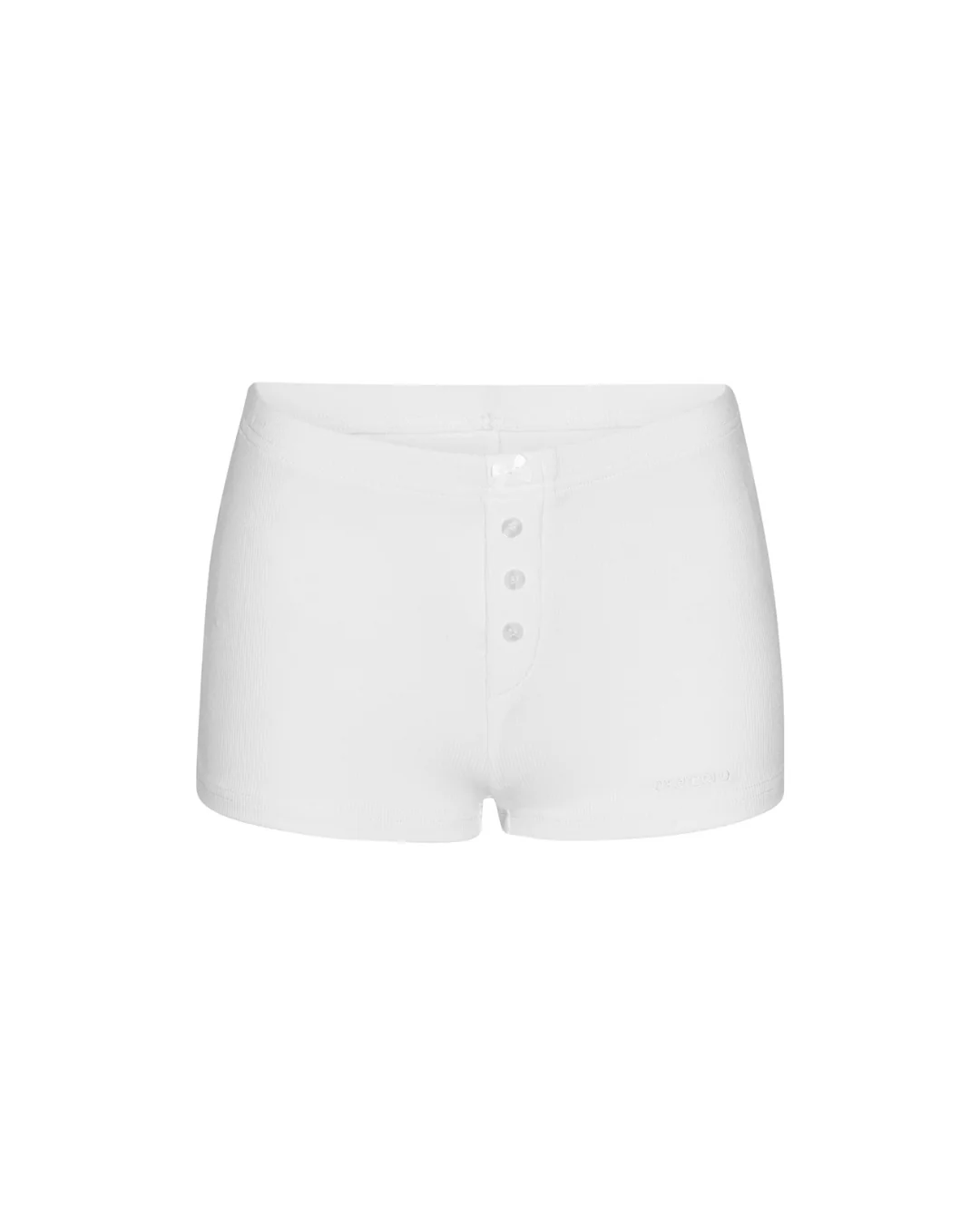 Rib Night Shorts - White - Image 6