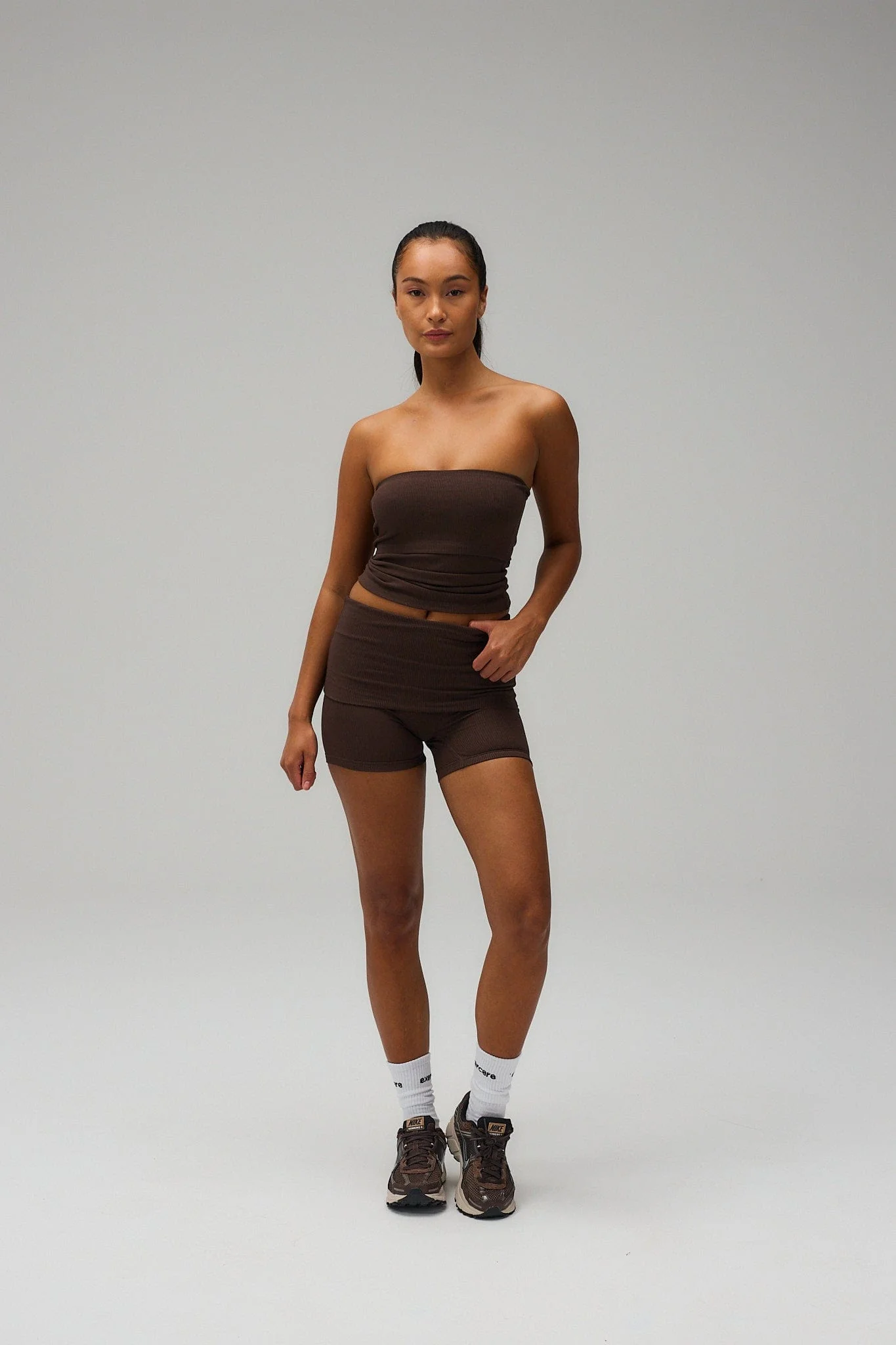 Rib Tube Top - Pecan Brown - Image 3